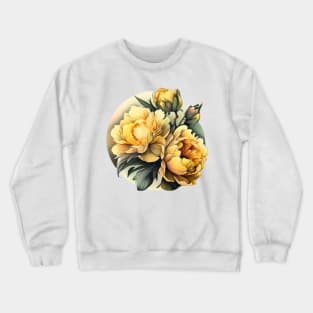 Yellow Flower Crewneck Sweatshirt